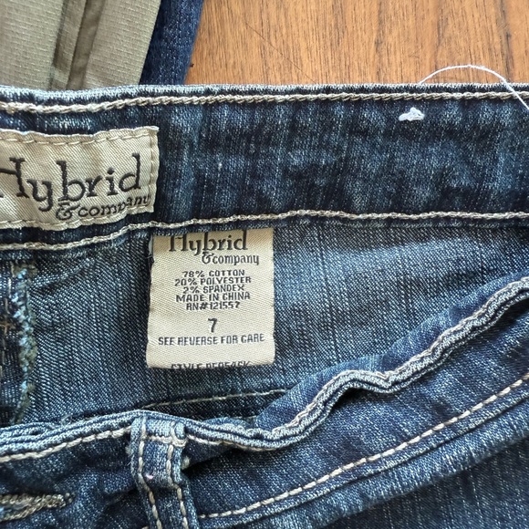Hybrid & Company Women's Jean Shorts - Dark Blue - Picture 6 of 7